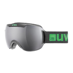 Men's Uvex Goggles - Uvex Downhill 2000 Goggles. Pitch Black Mat - Smoke